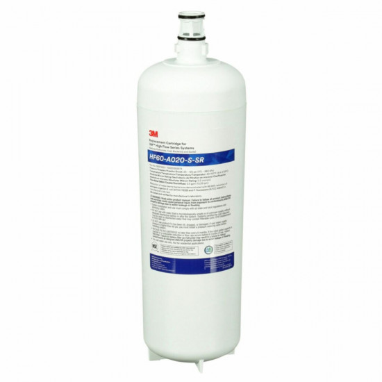 HF60-A020-S-SR, 5637225, High Flow Carbonless Absolute Series Water Filter Cartridge 0.2 µ Absolute, 13.25 lpm, 1_Case