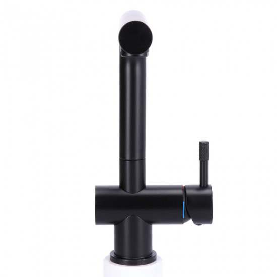 Keukenkraan Black massief RVS inclusief 3M Waterfilter	