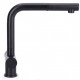 Keukenkraan Black massief RVS met uitloop inclusief 3M Waterfilter
