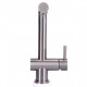Keukenkraan Gun Metal massief RVS inclusief 3M Waterfilter